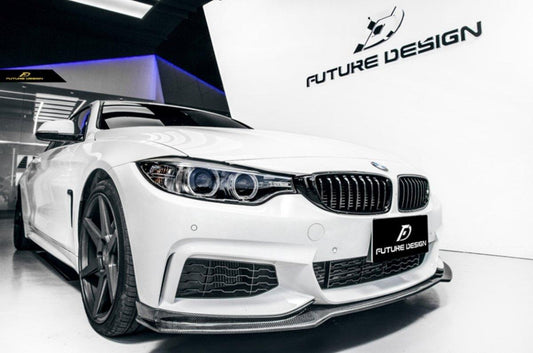 Future Design Carbon END Carbon Fiber Front Lip for BMW 4 Series F32 F33 F36 - Performance SpeedShop