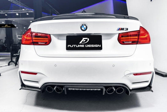 Future Design Carbon EOX Carbon Fiber Rear Diffuser for BMW F80 F82 F83 M3 M4 - Performance SpeedShop