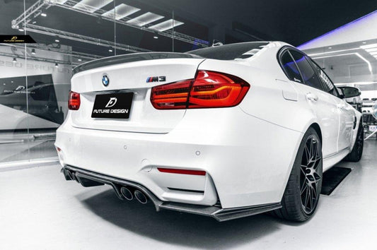 Future Design Carbon EOX Carbon Fiber Rear Diffuser for BMW F80 F82 F83 M3 M4 - Performance SpeedShop