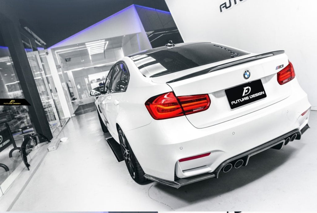 Future Design Carbon EOX Carbon Fiber Rear Diffuser for BMW F80 F82 F83 M3 M4 - Performance SpeedShop