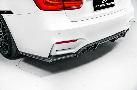 Future Design Carbon EOX Carbon Fiber Rear Diffuser for BMW F80 F82 F83 M3 M4 - Performance SpeedShop