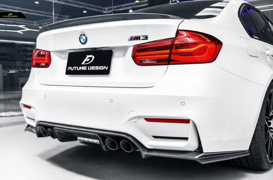 Future Design Carbon EOX Carbon Fiber Rear Diffuser for BMW F80 F82 F83 M3 M4 - Performance SpeedShop