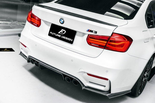 Future Design Carbon EOX Carbon Fiber Rear Diffuser for BMW F80 F82 F83 M3 M4 - Performance SpeedShop