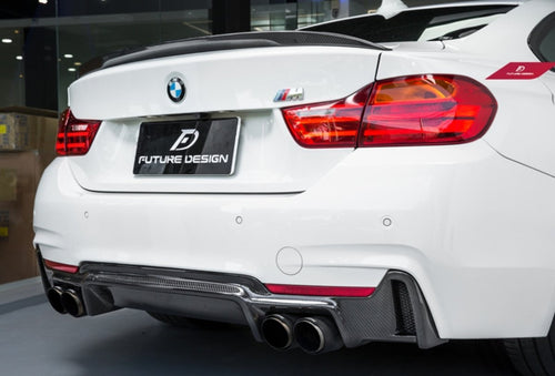 Future Design Carbon FD Carbon Fiber Rear Diffuser for BMW 4 Series F32 F33 F36 - Performance SpeedShop