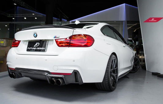 Future Design Carbon FD Carbon Fiber Rear Diffuser for BMW 4 Series F32 F33 F36 - Performance SpeedShop