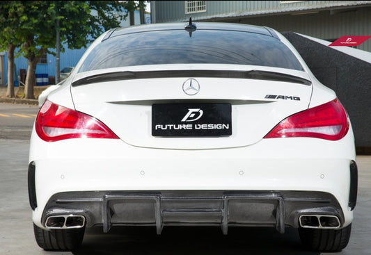 Future Design Carbon FD Carbon Fiber Rear Spoiler for 2014-2019 C117 CLA-250 CLA-45 - Performance SpeedShop