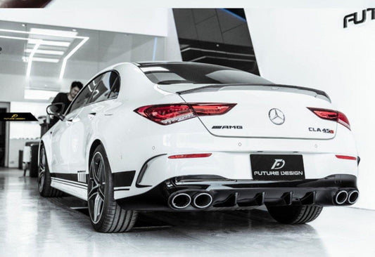 Future Design Carbon FD Carbon Fiber Rear Spoiler For 2020-ON C118 CLA45 CLA35 CLA250 - Performance SpeedShop