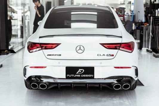 Future Design Carbon FD Carbon Fiber Rear Spoiler For 2020-ON C118 CLA45 CLA35 CLA250 - Performance SpeedShop