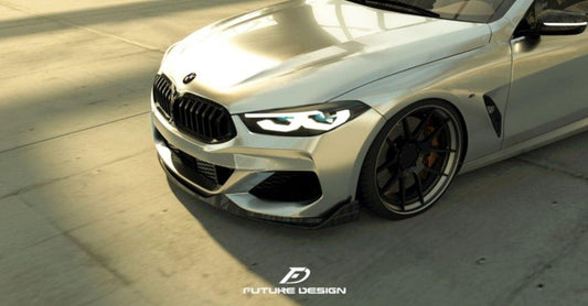 Future Design Carbon FD GT Carbon Fiber Front Lip for BMW G14 G15 G16 8 Series 840i 850i - Performance SpeedShop