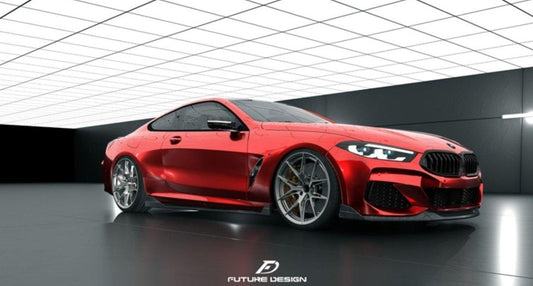 Future Design Carbon FD GT Carbon Fiber Side Skirts for BMW G14 G15 8 Series 840i 850i - Performance SpeedShop