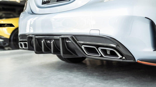 Future Design Carbon FD GT2 Carbon Fiber Rear Diffuser for W205 C300 C43 C63 AMG Package 2015-ON - Performance SpeedShop