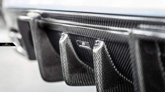 Future Design Carbon FD GT2 Carbon Fiber Rear Diffuser for W205 C300 C43 C63 AMG Package 2015-ON - Performance SpeedShop