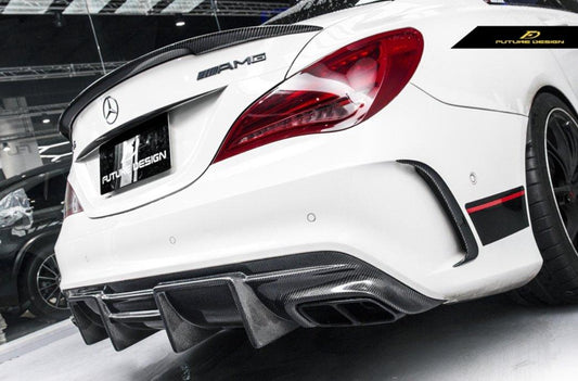 Future Design Carbon FD GTS Carbon Fiber Rear Diffuser 2014-2019 C117 CLA-250 CLA-45 - Performance SpeedShop