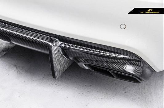 Future Design Carbon FD GTS Carbon Fiber Rear Diffuser 2014-2019 C117 CLA-250 CLA-45 - Performance SpeedShop