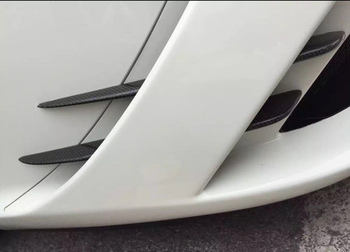 Future Design Carbon Ferrari 458 Carbon Fiber Front Bumper Canards - Performance SpeedShop