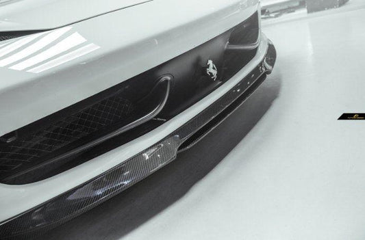 Future Design Carbon Ferrari 458 Carbon Fiber Front Lip Splitter - Performance SpeedShop