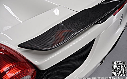 Future Design Carbon Ferrari 458 Carbon Fiber Rear Spoiler Wing - Performance SpeedShop