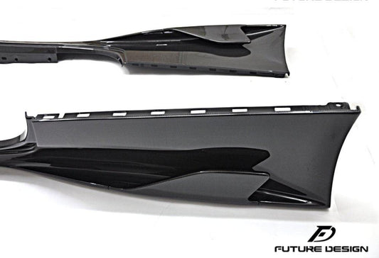 Future Design Carbon Ferrari 458 Carbon Fiber Side Skirts - Performance SpeedShop