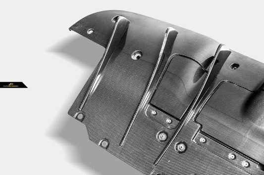 Future Design Carbon Ferrari 488 Carbon Fiber Rear Diffuser (2 Pcs) - Performance SpeedShop