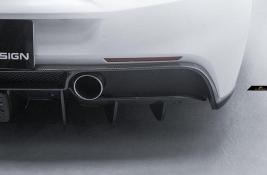 Future Design Carbon Ferrari 488 Carbon Fiber Rear Diffuser (2 Pcs) - Performance SpeedShop