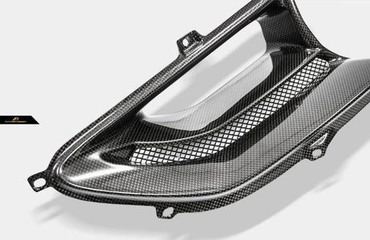 Future Design Carbon Ferrari 488 Carbon Fiber Tail Light Vents - Performance SpeedShop