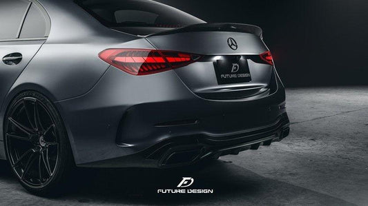 Future Design Carbon Fiber FD REAR SPOILER for W206 C300 C43 C63 Sedan 2021-ON - Performance SpeedShop