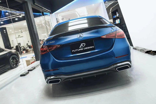 Future Design Carbon Fiber FD REAR SPOILER for W206 C300 C43 C63 Sedan 2021-ON - Performance SpeedShop