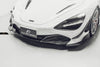 Future Design Carbon Fiber FRONT BUMPER CANARDS for McLaren 720S - Performance SpeedShop