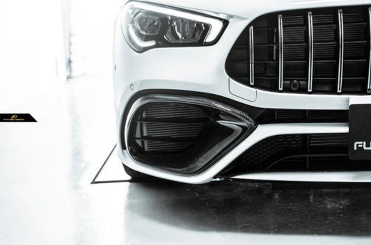 Future Design Carbon Fiber Front Bumper Surround For CLA C118 CLA45 2020-ON - Performance SpeedShop