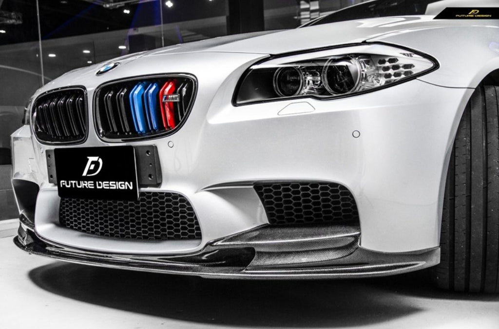 Future Design Carbon Fiber Front Lip 3D Style for BMW M5 F10 - Performance SpeedShop