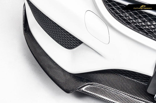 Future Design Carbon Fiber Front Lip B Style for Benz W205 C300 C43 2015-2018 - Performance SpeedShop