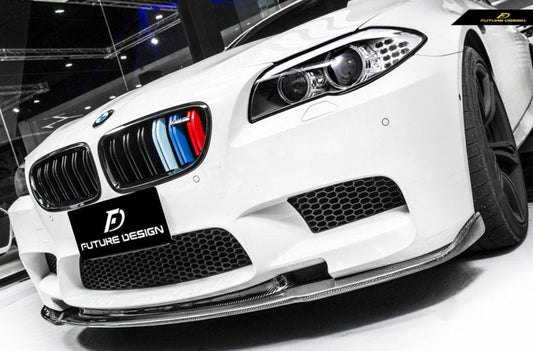 Future Design Carbon Fiber Front Lip H Style for BMW M5 F10 - Performance SpeedShop