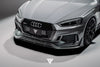 Future Design Carbon Fiber FRONT LIP SPLITTER - "Blaze kit" for Audi RS5 B9 2017-2019 - Performance SpeedShop