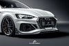 Future Design Carbon Fiber FRONT LIP SPLITTER - "Blaze kit" for Audi RS5 B9.5 2020-2022 - Performance SpeedShop