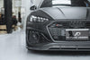 Future Design Carbon Fiber FRONT LIP SPLITTER - "Blaze kit" for Audi RS5 B9.5 2020-2022 - Performance SpeedShop