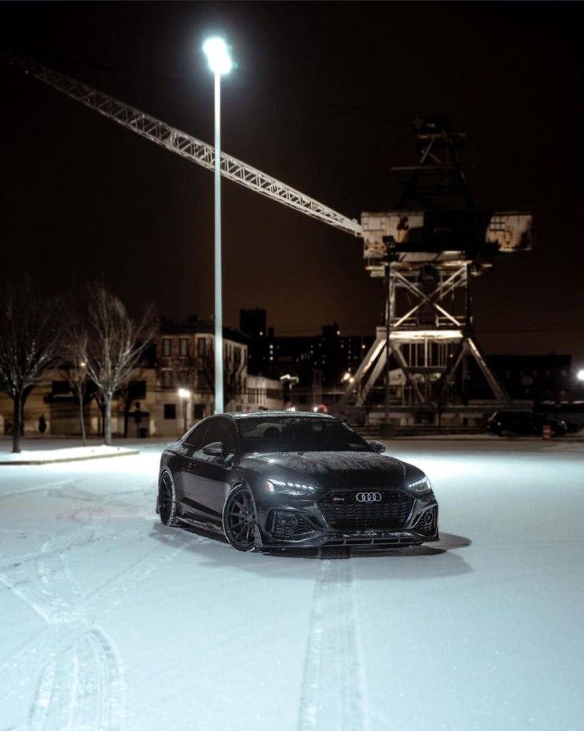 Future Design Carbon Fiber FRONT LIP SPLITTER - "Blaze kit" for Audi RS5 B9.5 2020+ - Performance SpeedShop