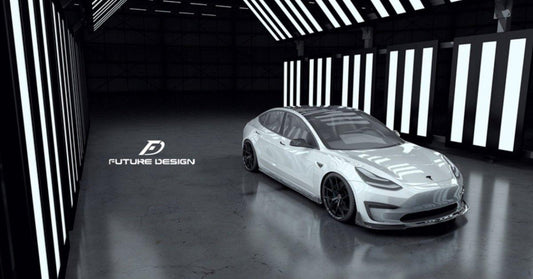 Future Design Carbon Fiber FULL BODY KIT for Tesla Model 3 - Performance SpeedShop