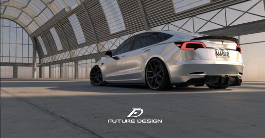 Future Design Carbon Fiber FULL BODY KIT for Tesla Model 3 - Performance SpeedShop