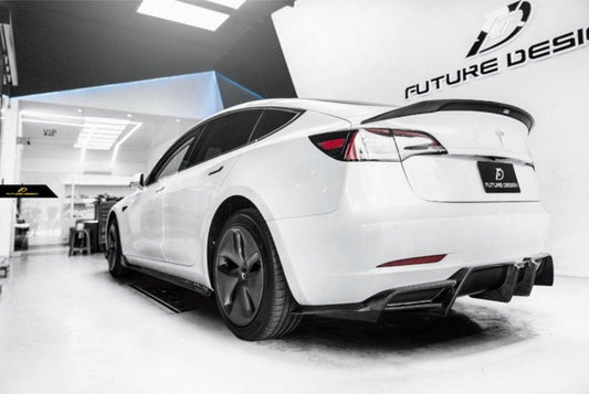 Future Design Carbon Fiber FULL BODY KIT for Tesla Model 3 - Performance SpeedShop