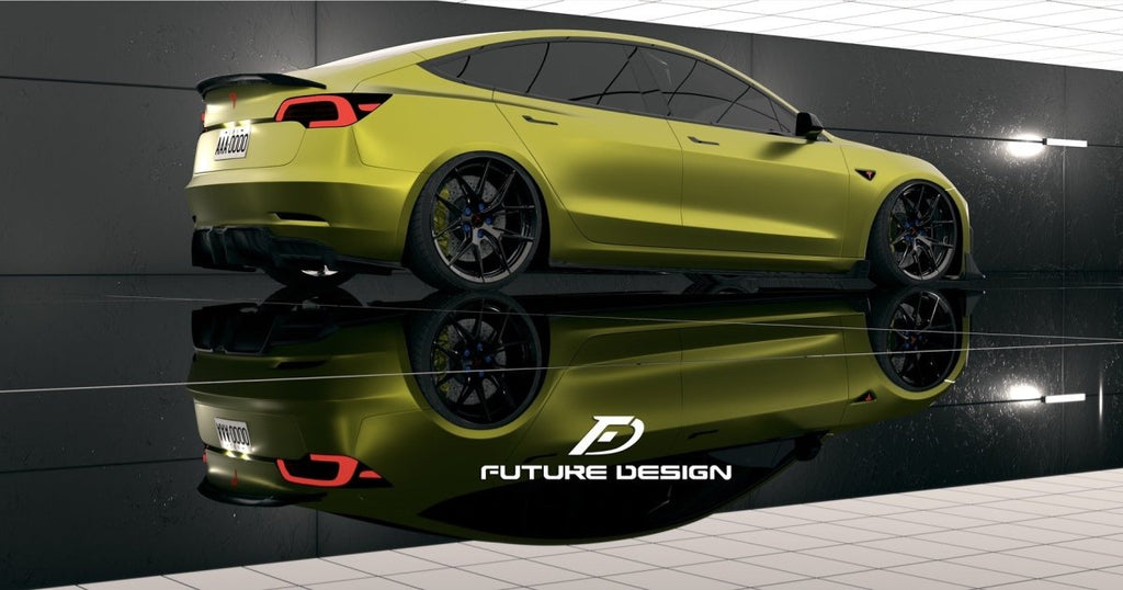 Future Design Carbon Fiber FULL BODY KIT for Tesla Model 3 - Performance SpeedShop