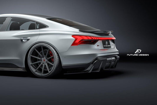 Future Design Carbon Fiber REAR DIFFUSER for Audi e-Tron GT 2021-ON - Performance SpeedShop