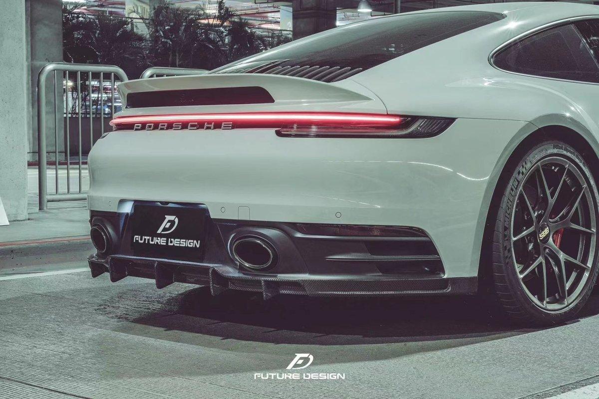 Carbon Fiber Rear Diffuser for Porsche 992 Carrera & 4S– Performance ...