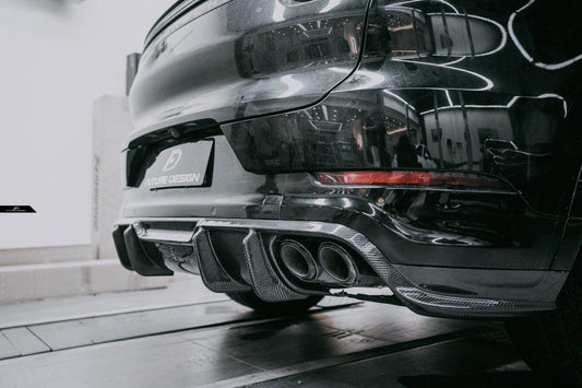 Future Design Carbon Fiber REAR DIFFUSER for Porsche Cayenne Coupe 9Y3 - Performance SpeedShop