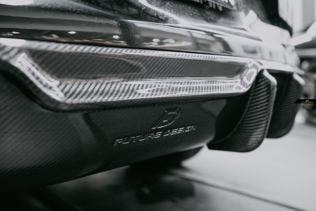 Future Design Carbon Fiber REAR DIFFUSER for Porsche Cayenne Coupe 9Y3 - Performance SpeedShop