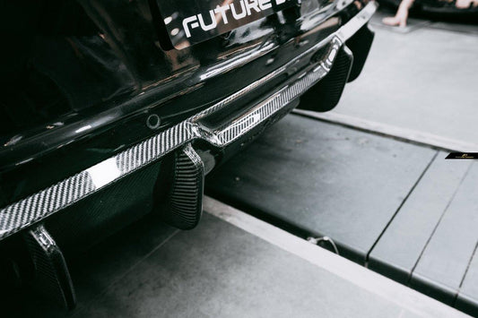 Future Design Carbon Fiber REAR DIFFUSER for Porsche Cayenne Coupe 9Y3 - Performance SpeedShop