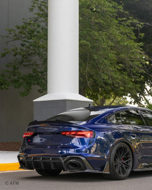 Future Design Carbon Fiber REAR DIFFUSER & REAR CANARDS - "Blaze kit" for Audi RS5 B9.5 2020-2022 - Performance SpeedShop