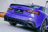 Future Design Carbon Fiber REAR DIFFUSER & REAR CANARDS - "Blaze kit" for Audi RS5 B9.5 2020-2022 - Performance SpeedShop