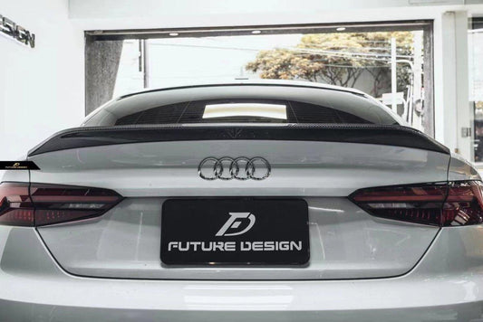 Future Design Carbon Fiber REAR SPOILER - "Blaze kit" for Audi RS5 S5 A5 B9 B9.5 2017-2022 4 Door - Performance SpeedShop