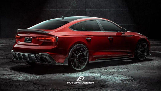 Future Design Carbon Fiber REAR SPOILER - "Blaze kit" for Audi RS5 S5 A5 B9 B9.5 2017-2022 4 Door - Performance SpeedShop