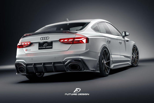 Future Design Carbon Fiber REAR SPOILER - "Blaze kit" for Audi RS5 S5 A5 B9 B9.5 2017-2022 4 Door - Performance SpeedShop